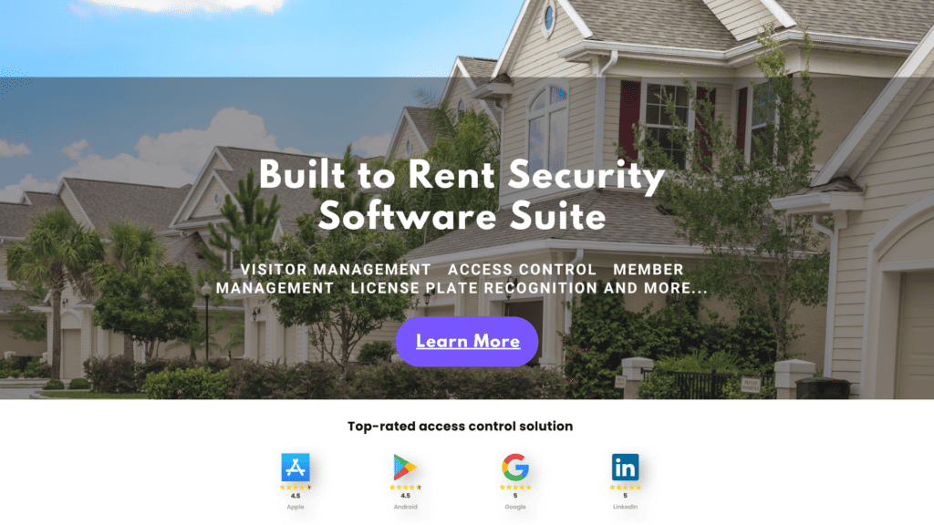 btr built to rent community software suite